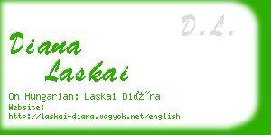 diana laskai business card